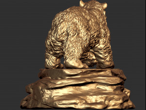 0126 bear model 3d print model Modelo de Impressão 3D