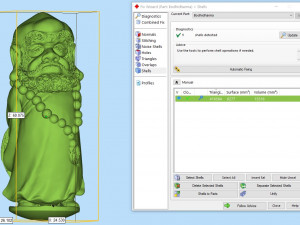 0137 bodhidharma monk ready for 3d print Modelo de impresión 3D