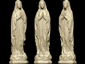 0138 saint mary model ready for 3d print Model do druku 3D