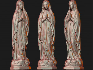 0138 saint mary model ready for 3d print Model do druku 3D