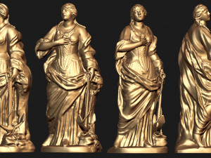 0140 saint catherine model ready for 3d print 3D Принт Модель