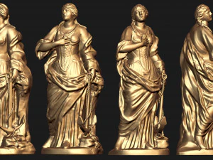0140 saint catherine model ready for 3d print 3D Print Model