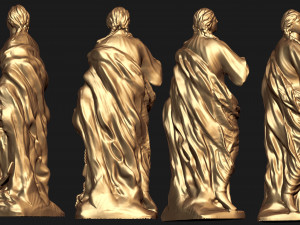 0140 saint catherine model ready for 3d print 3D Принт Модель