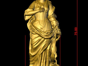 0140 saint catherine model ready for 3d print 3D Print Model