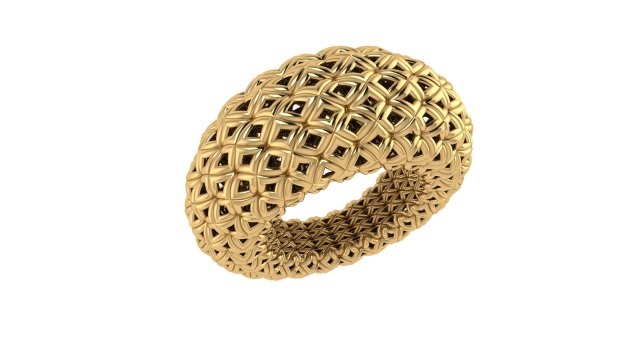 0141 custom pattern ring 1 Modello di stampa 3D .c4d .max .obj .3ds .fbx .stl .blend 