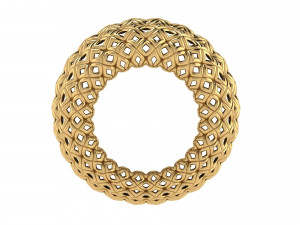 0141 custom pattern ring 1 Modello di stampa 3D