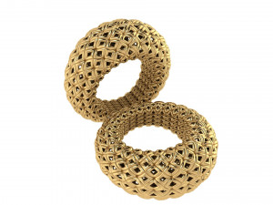 0141 custom pattern ring 1 Modello di stampa 3D