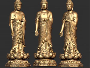 0123 고탐 부처 006 3D 프린트 모델