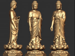 0123 gautam buddha 006 Modello di stampa 3D