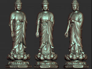 0123 gautam buddha 006 Modello di stampa 3D
