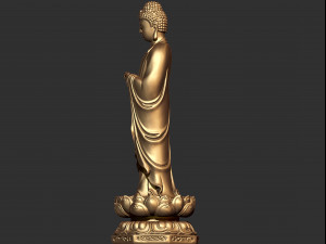 0123 gautam buddha 006 Modello di stampa 3D