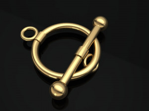 0145 jewellery accessories bracelet lock t clasps 3Dプリントモデル