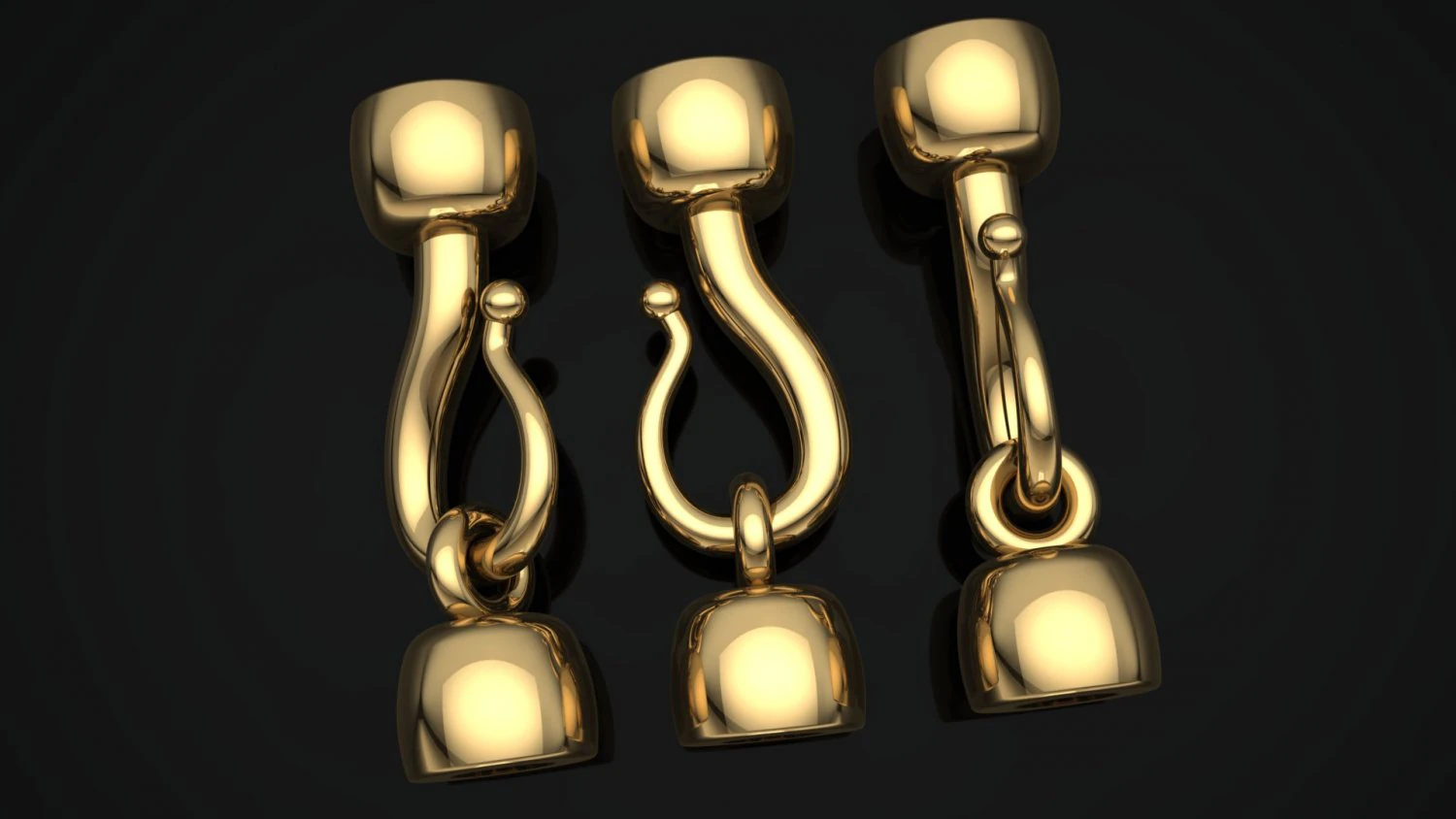 0146 jewellery accessories necklace clasp lock 3D Print Model .c4d .max .obj .3ds .fbx .stl .blend