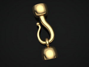 0146 jewellery accessories necklace clasp lock 3D प्रिंट मॉडल
