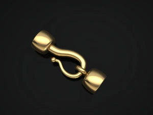 0146 jewellery accessories necklace clasp lock 3D Print Model