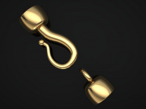 0146 jewellery accessories necklace clasp lock 3D प्रिंट मॉडल