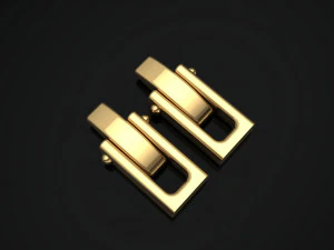 0148 cufflinks lock 1 3D Print Model