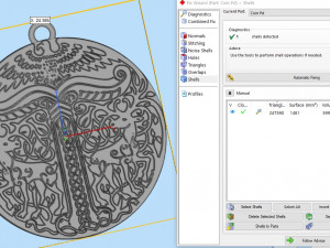 viking pendant ready for 3d print 3Dプリントモデル