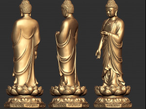 gautam buddha 006 3D-Druckmodell