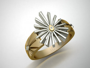 sun rays holy ring 3d print model 3Dプリントモデル