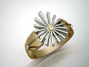 sun rays holy ring 3d print model 3D Print Model