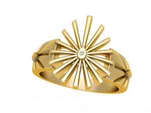 sun rays holy ring 3d print model 3D Принт Модель