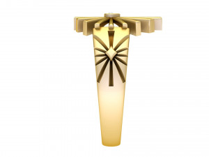 sun rays holy ring 3d print model 3D Принт Модель