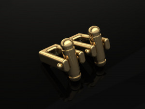 cufflinks lock 2 3D-printmodel