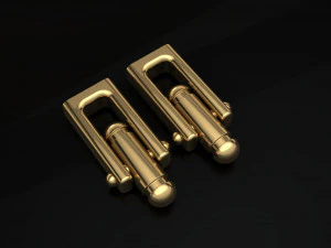 cufflinks lock 2 3D Print Model