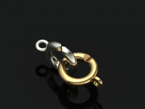jewellery accessories necklace clasp lock 3Dプリントモデル