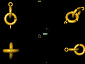 jewellery accessories necklace clasp lock 3Dプリントモデル