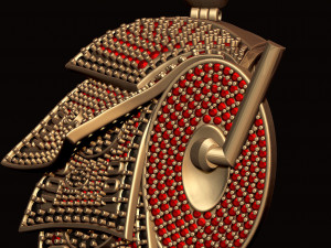 dollar diamond roll pendant 3D Принт Модель