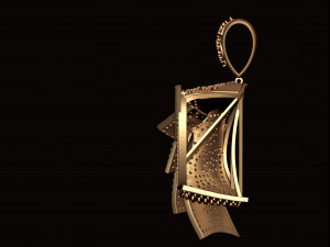 dollar diamond roll pendant 3D Принт Модель