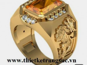 two dragon gateway ring 3D Print Model