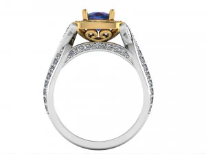 engagement ring 001 3D Print Model