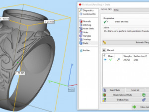 engraved ring ready for 3d print 3D Print Model