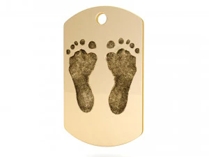 footprint pendant tag 3D Print Model