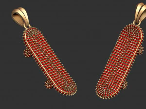 wisiorek na deskorolkę Model do druku 3D