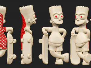 bart cartoon pendant 3D Принт Модель