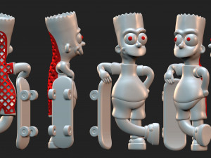 bart cartoon pendant 3D Принт Модель
