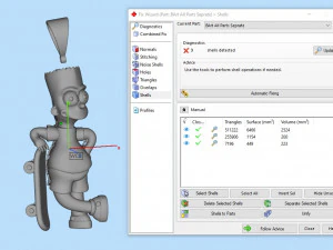 bart cartoon pendant 3D Print Model
