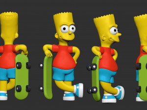 bart cartoon 3D Print Model
