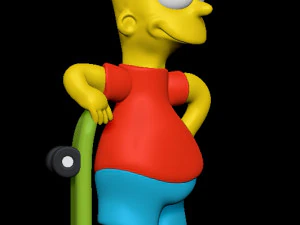 bart cartoon 3D Print Model