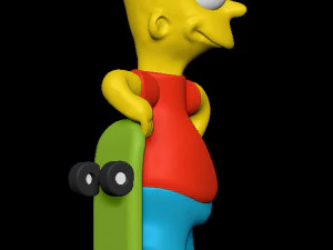 bart cartoon 3D Print Model