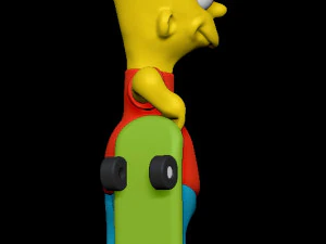 bart cartoon 3D Print Model