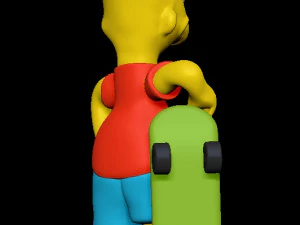 bart cartoon 3D Print Model