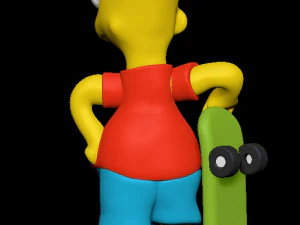 bart cartoon 3D Print Model