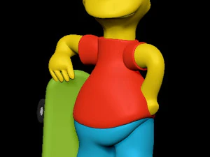 bart cartoon 3D Print Model