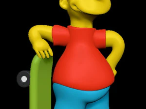 bart cartoon 3D Print Model