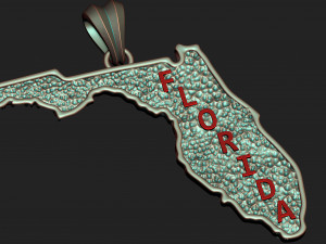 florida hammer texture pendant Modelo de impresión 3D